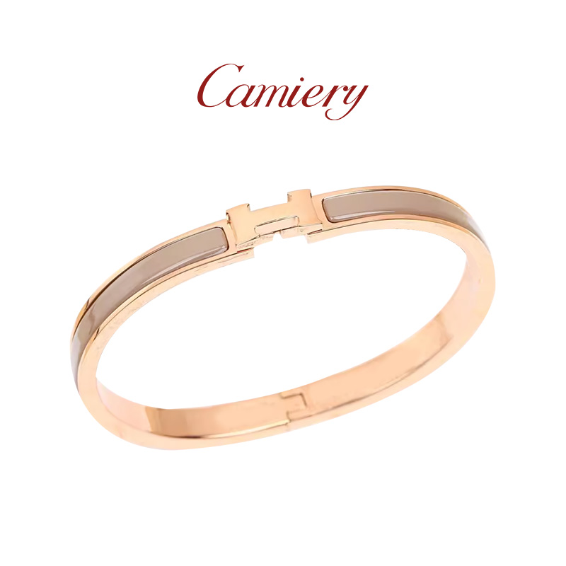 CAMIERY 百搭ins风时尚H手镯气质复古好看轻奢小众精致不掉色手镯
