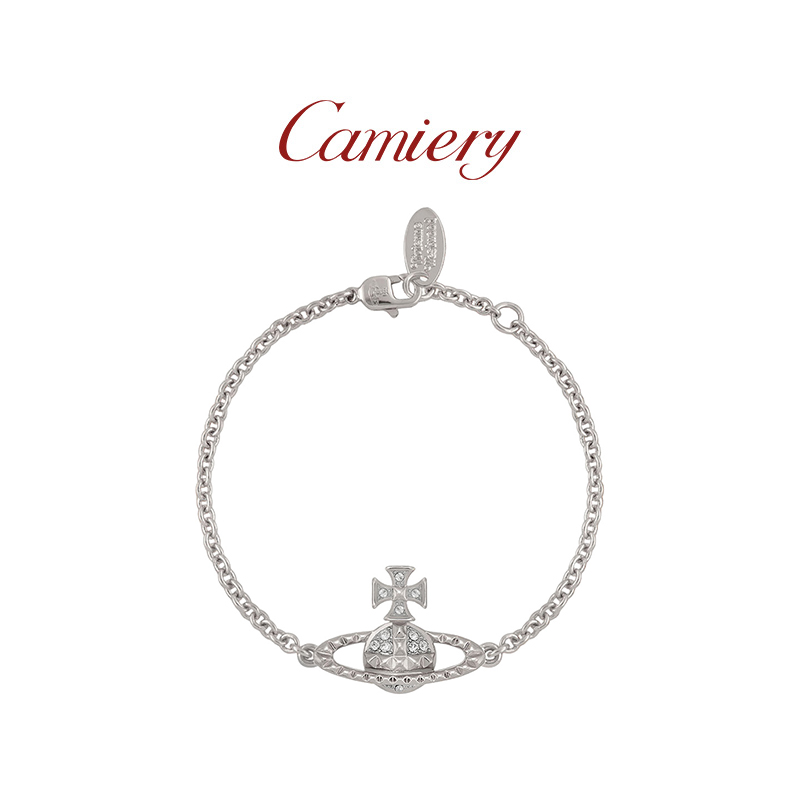 西太后土星浮雕手链女生轻奢小众