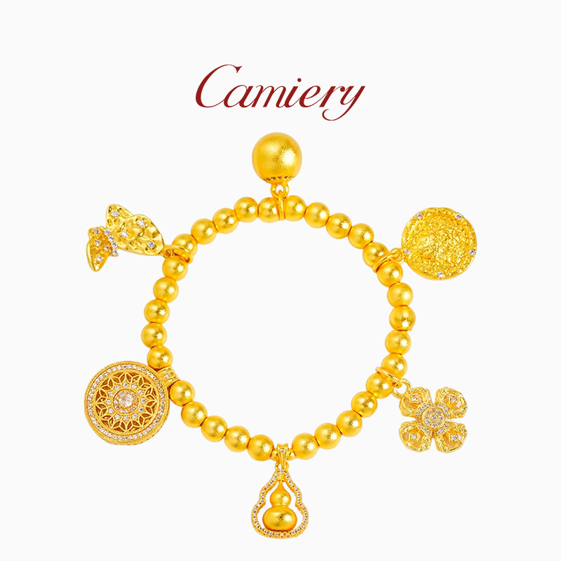 CAMIERY【新店福利】24K真金镀金 许愿池手链福禄 气质百搭保色
