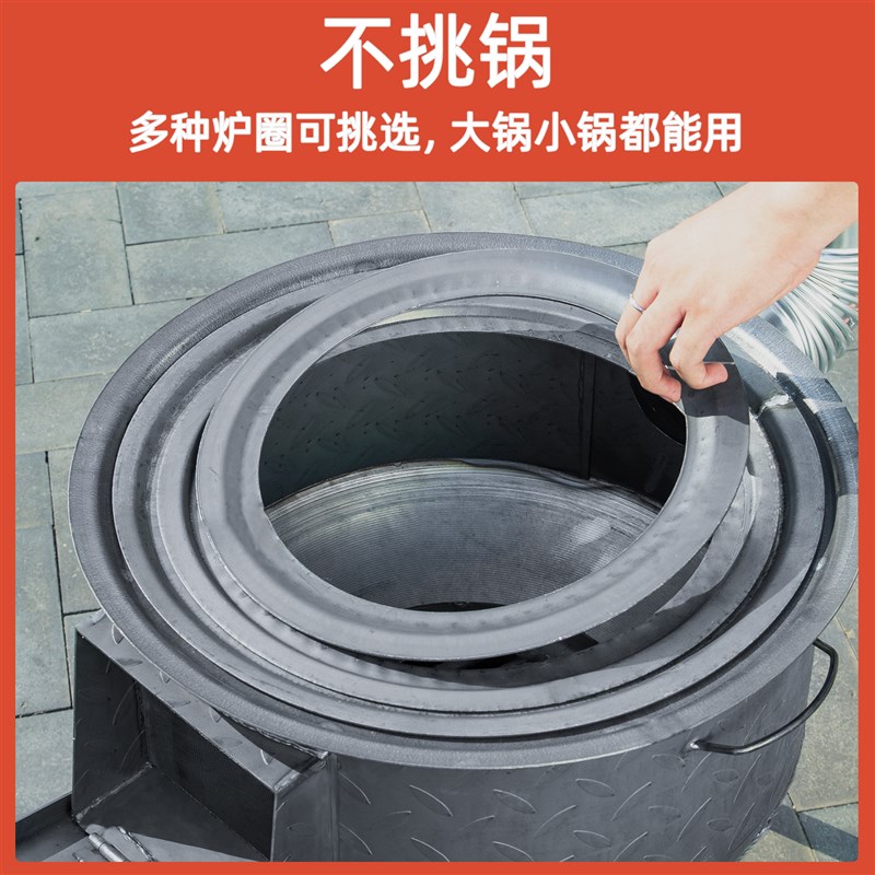 新款柴火灶烧木柴家用农村柴火炉户外炉具大锅台野餐炉子地锅灶台