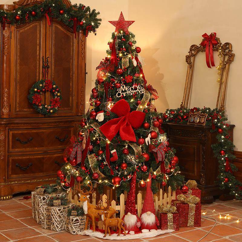 新款家用加密耶诞树套餐2024耶诞装饰大型高级感客厅大堂酒店摆件