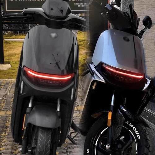 适用九号F2Z110系列日行灯膜改色通用F90M防水大灯膜装饰保护贴膜