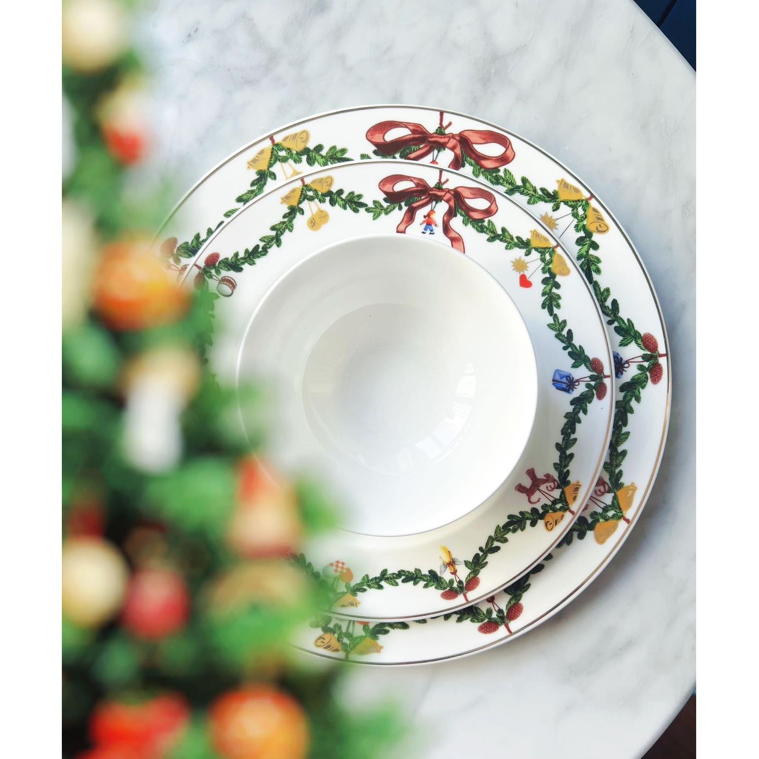 经典圣诞系列餐具套餐饭碗咖啡杯碟餐盘