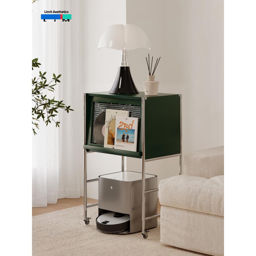 LIM界限 中古风家政柜覆古宠物家具小户型阳台扫地机器人收纳柜Z