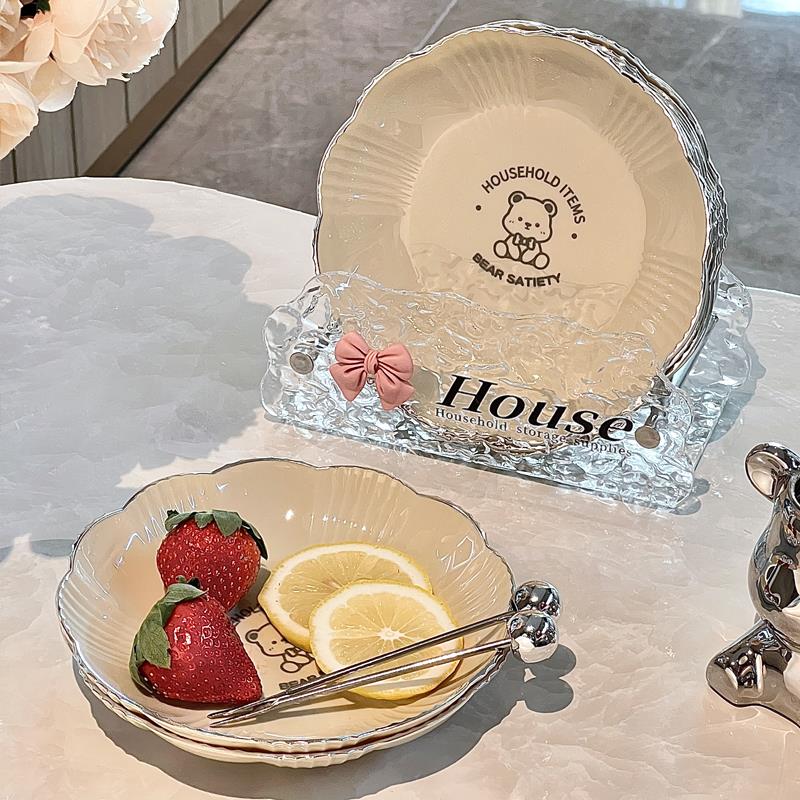 轻奢高级果盘客厅茶几水果零食摆放盘过年家用瓜子干果坚果糖果盘