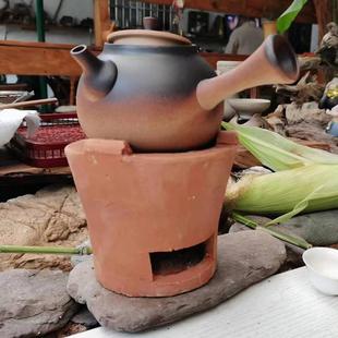 潮汕工夫茶/功夫茶红泥炉煮水泡茶炭炉家用户外可携式车载泡茶炉