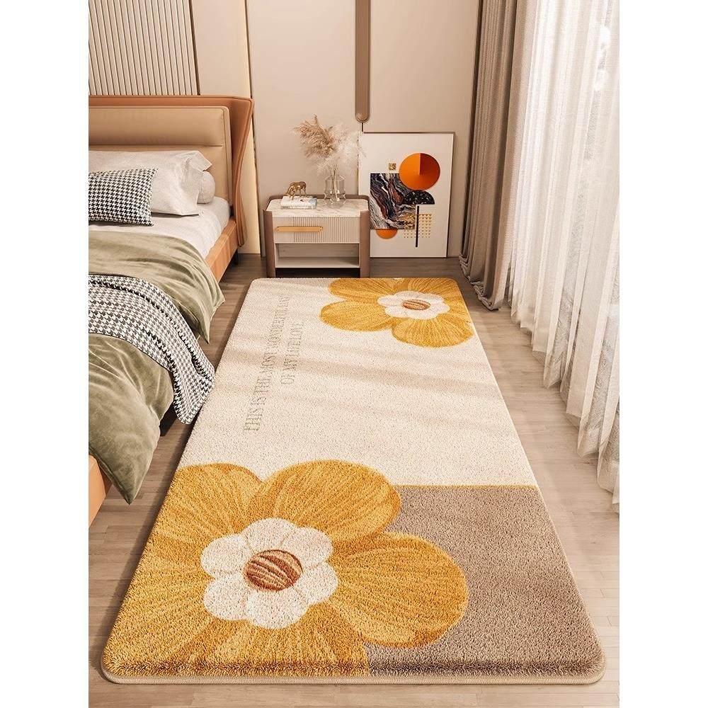 新款高级感卧室天津床边毯主卧房间床下床前垫子地板铺垫羊绒地垫,居家布艺,地毯,淘宝优惠券,粉丝福利购,淘宝优惠卷