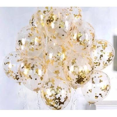 亮片气球 纸屑透明ins网红气球婚礼生日派对婚房布置装饰装扮用品