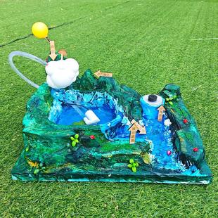 水循环系统演示立体模型手工材料包教具科技节小制作diy科学实验