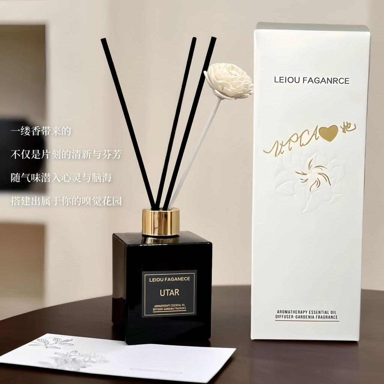 UTAR栀子花无火香薰精油卧室家用女生家居摆件持久空气清新去异味