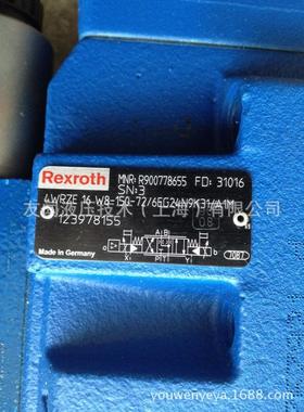 REXROTH力士乐比例阀4WRZE16W8-100-7X/6EG24N9EK31/A1V