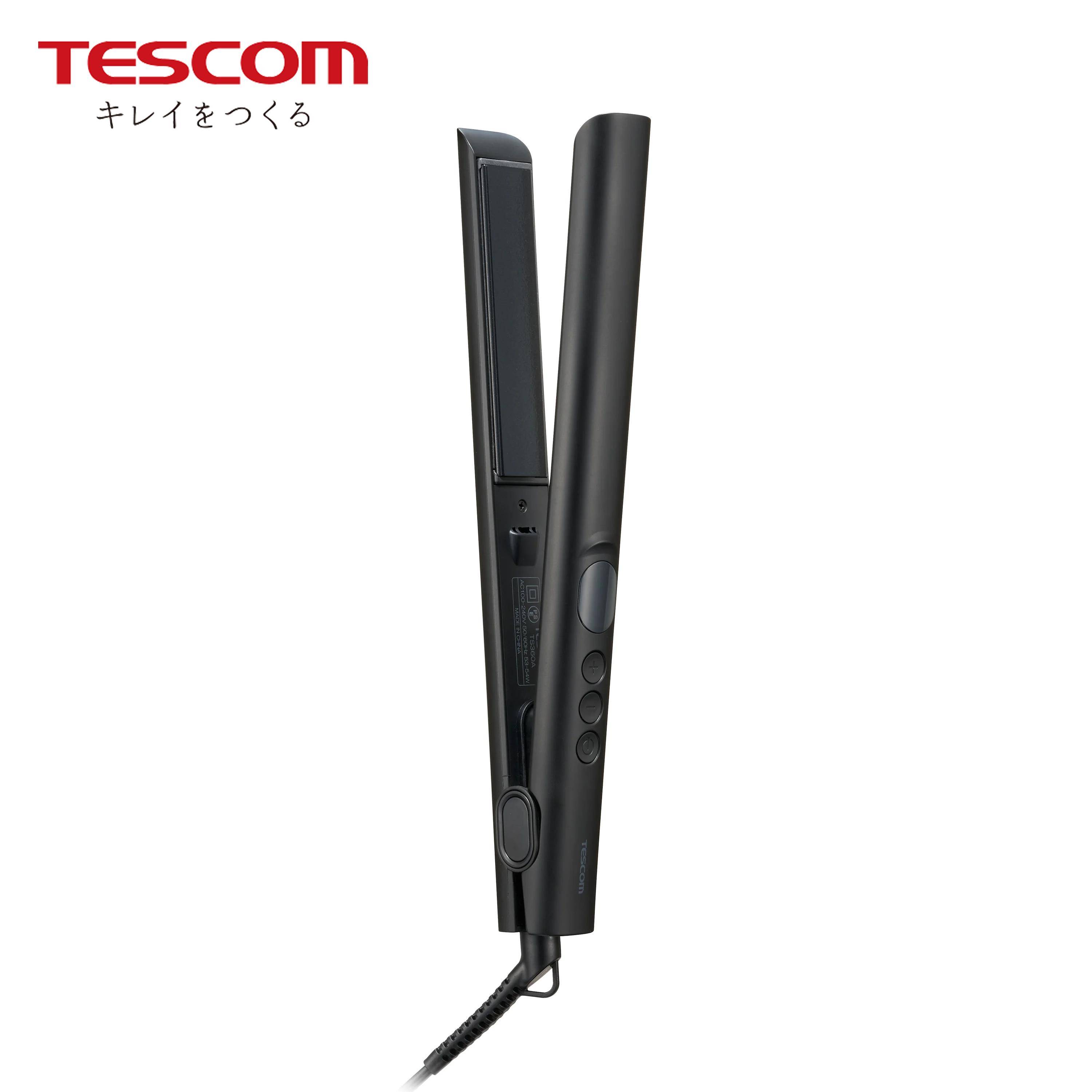 日本Tescom陶瓷负离子直板夹直发卷发棒两用夹板拉直电夹板TS360A