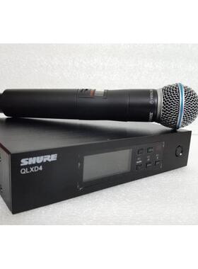新shure舒尔QLXD4一拖一无线话筒舞台专用演出麦克风家用显示电量