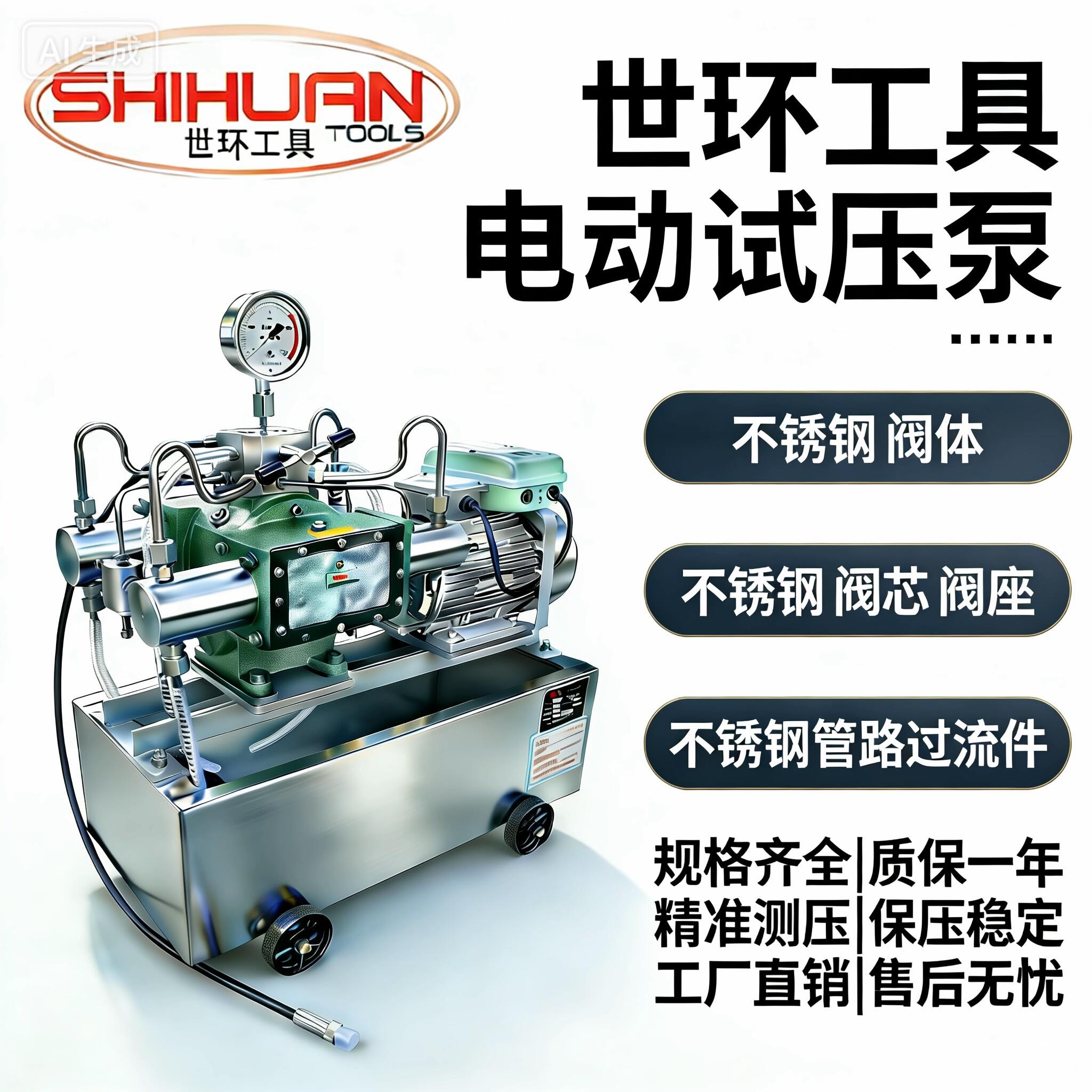 4DSY 4DSB电动试压泵打压泵管道试压机四缸高压水管打压机测漏仪
