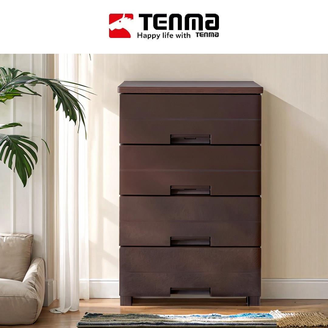 天马tenma抽屉式飘窗收纳柜家用卧室衣柜衣服塑料床头储物五斗橱
