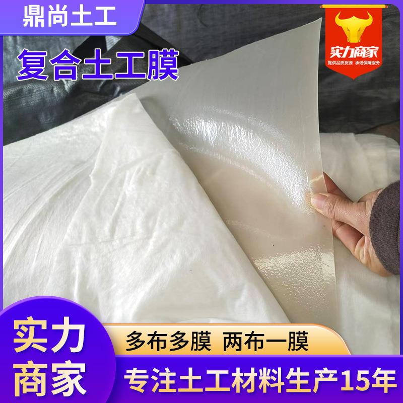 复合土工膜蓄水池水利工程Hdpe土工膜人工湖鱼塘防渗透黑色土工膜