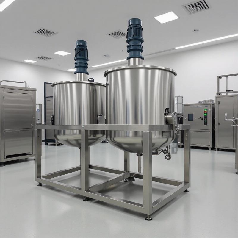 广东不锈钢电加热双层搅拌罐 大型调配罐洗发水洗衣液搅拌机