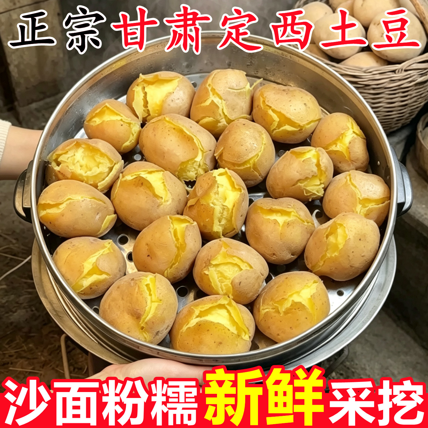 【正宗甘肃定西土豆】包粉包面