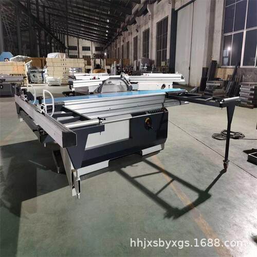 3.2米推台马氏双隐形导轨精密裁板锯木工开料切板机9045度合缝锯