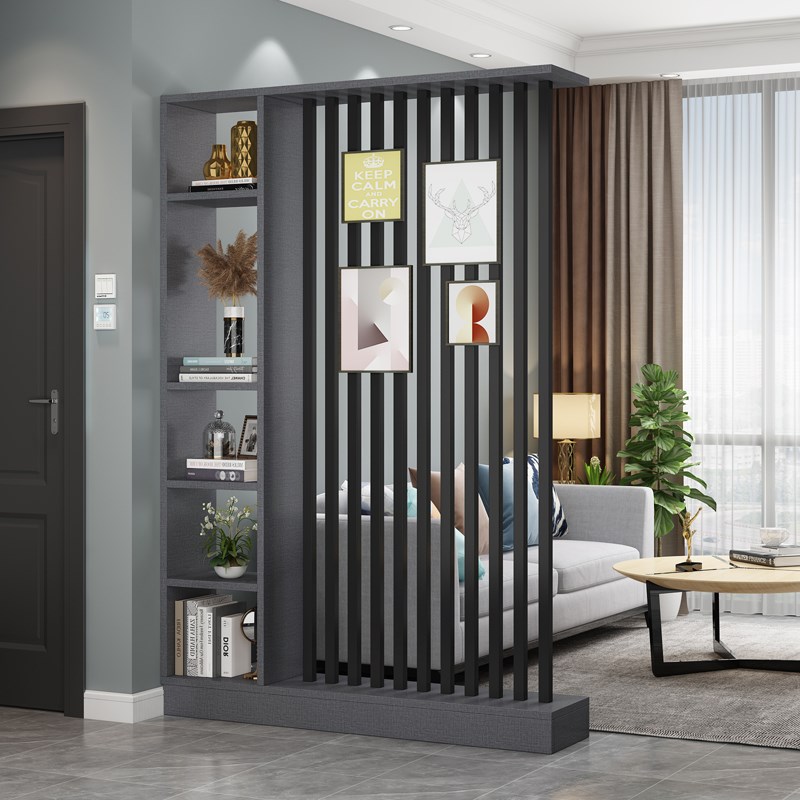 实木入户玄关柜小户型家用储物客厅正对门屏风隔断进门遮挡装饰柜
