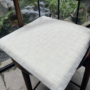 棉麻 记忆棉坐垫办公室椅子椅垫久坐家用红木专用屁股垫板凳子四季