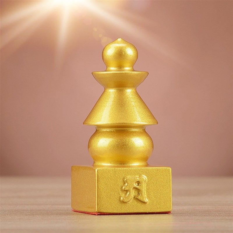 铜宝箧印陀罗尼塔五轮塔宝箧印塔小号