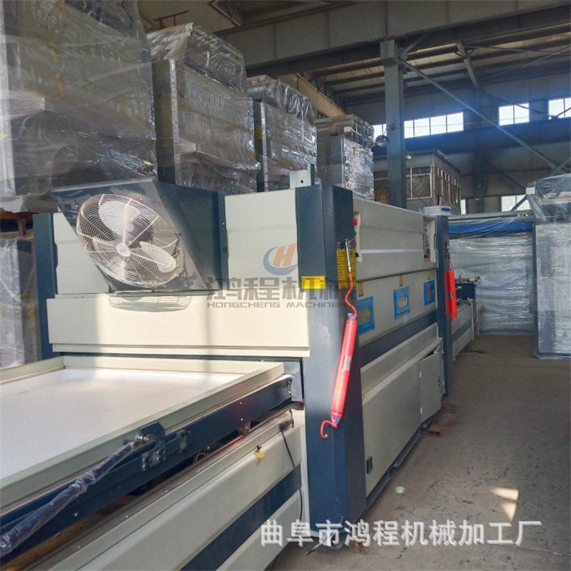 定制免拉手橱柜门真空覆膜机 自动底上加温 木皮布料大负压吸塑机