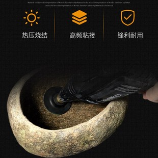 金刚石水磨片大理石石材石英石手电钻软磨片角磨机打磨石材抛光片