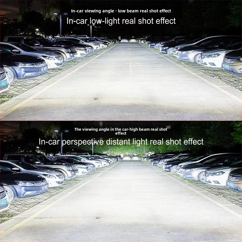 货车24Vled大灯泡H7近光灯超亮聚光H4远近一体大灯H1远光强光led