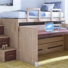 床多功能床带储物床定制书桌衣柜上下床半高床组合小户型儿童一体