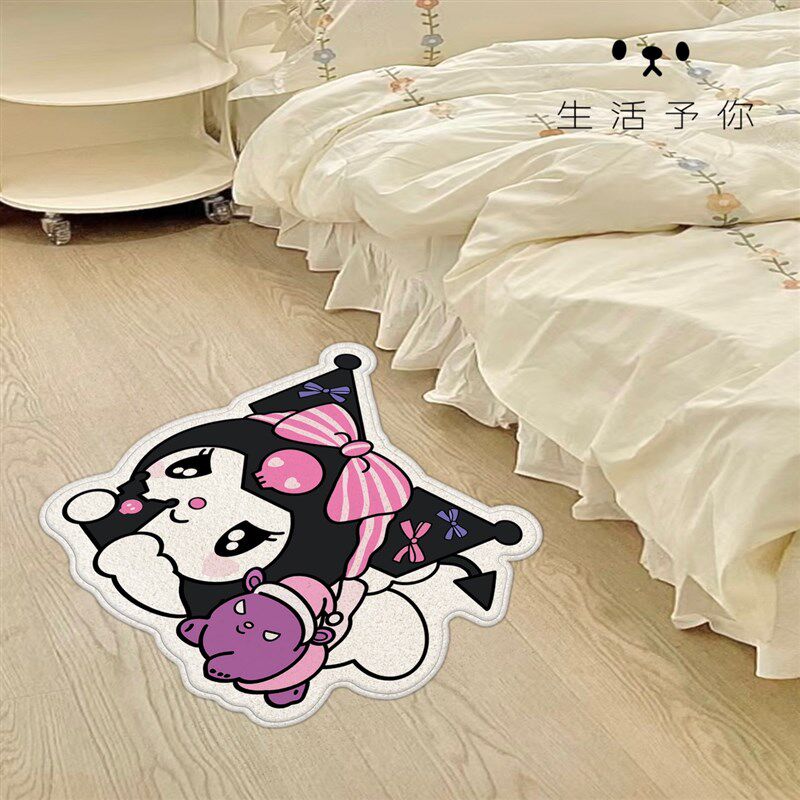 生活予你可爱卡通客厅沙发仿羊绒地毯浴室吸水地垫房间卧室床边毯