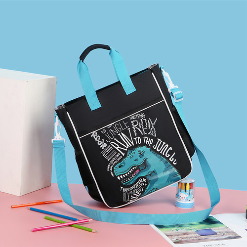 男款小学生补习袋儿童拎书袋 补课包文件资料袋a4上学书包档案袋