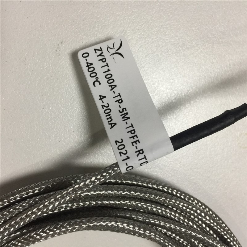 ZYSNSOR 金属贴片式温度传感器 0-400 ZYPT100A-TP-5M-RTD01