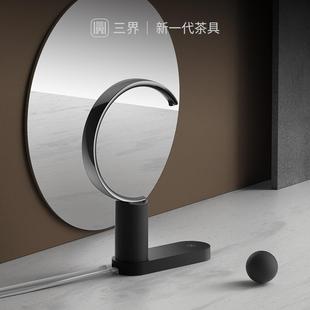 家用 亮黑版 三界茶具新月桶装 水自动上水器纯净水电动抽水器台式