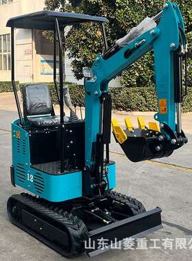 SANL农用小型挖掘机家用果园微型挖机价格多功能工程室内破碎钩机