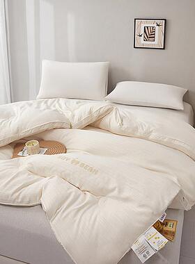 李冠琦55%大豆纤维冬季棉被加厚保暖棉被芯a类春秋棉被四季通用空