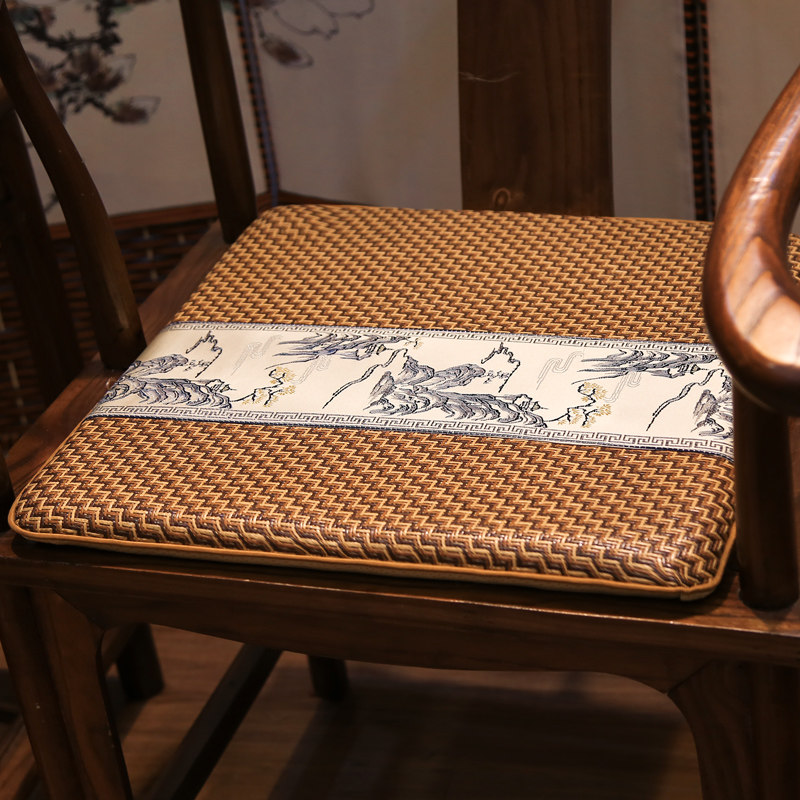 夏季中式沙发坐垫实木椅垫凉席防滑透气坐垫藤席沙发套订制夏天款,居家布艺,椅垫,淘宝优惠券,粉丝福利购,淘宝优惠卷