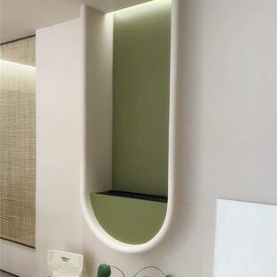 定制壁炉grg材料异形电视柜壁龛嵌入式置物架石膏板落地酒柜造型