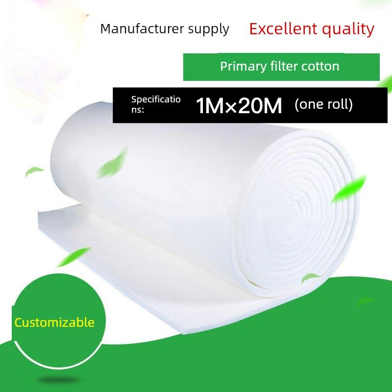 空气过滤棉喷漆房风机出风口棉中央空调防尘一级无纺布过滤棉顶棉