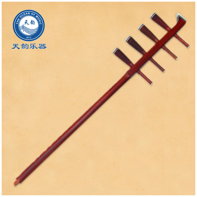 高音四胡杆红木中音低音琴杆带四根轴专业手工打磨抛光四弦配件杆
