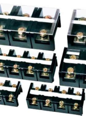 TC-6003大电流接线端子排 接线柱接线板 加厚铜件 3P 600A连接器