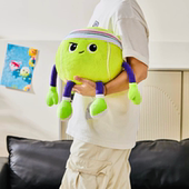 网球大公仔创意毛绒靠枕居家礼物可爱大抱枕 TossClub倔强网球