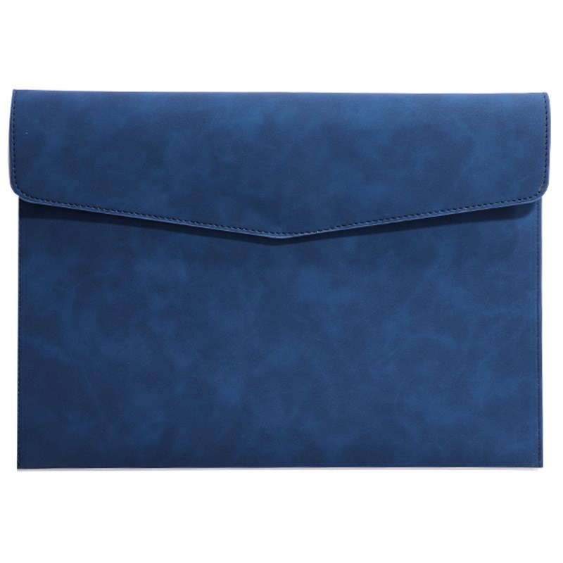 a4皮质革文件i收纳袋公文包简约复古单层加厚防水大容量商务会议