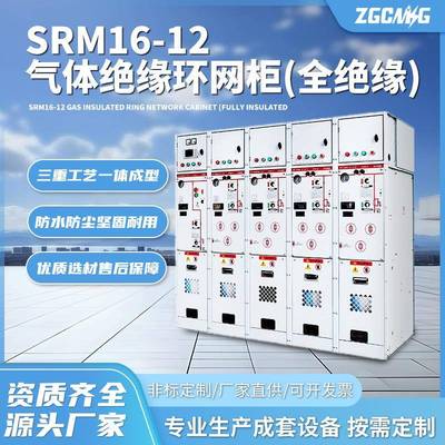 SRM16-12充气柜成套设备SF6开闭所开关箱气体绝缘环网柜配电柜