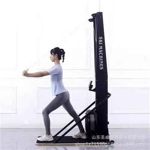 厂家直供风阻滑雪机室内模拟健身商用健身房用多功能滑雪机商用