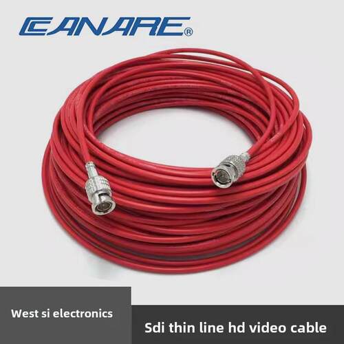 Canare l -2.5 Hd +高清Sdi电缆细线4k-12g视频电缆Bnc电缆