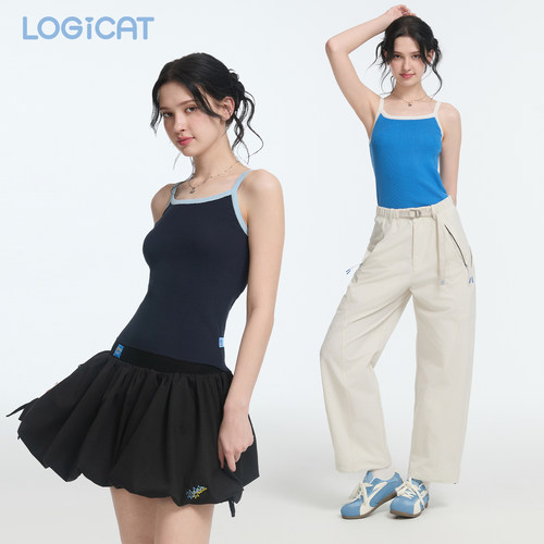 LOGICAT针织吊带2026夏季新款内搭外穿修身甜辣百搭无袖美背背心
