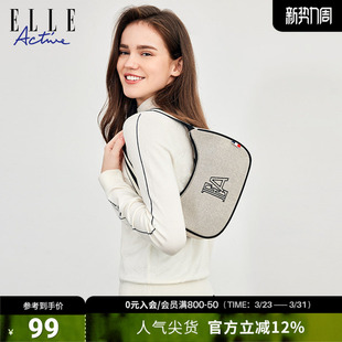 ELLE ACTIVE运动休闲斜挎包户外日常轻便手提包女收纳百搭单肩包