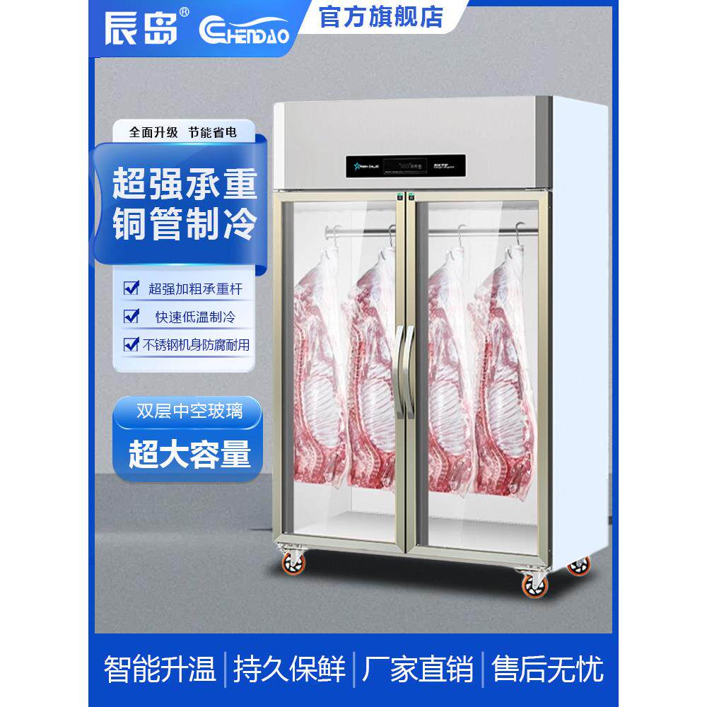 冰动力挂肉柜商用牛羊肉保鲜展示柜冷藏鲜肉冰柜立式冷冻柜排酸柜