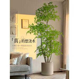 南地纳竹模拟绿色植物大型客厅落地式装饰室内沙发假植物盆景